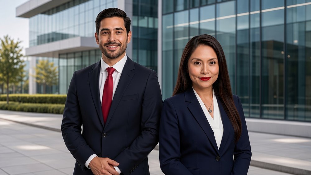 Equipo de Delurka en oficina, asesorando a un cliente